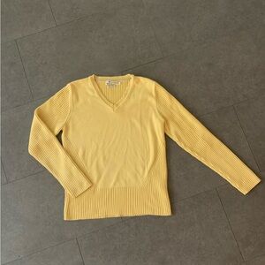 Butter Yellow Tommy Hilfiger Knit Sweater